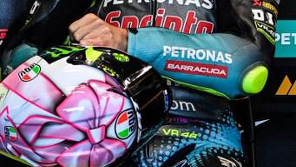 Foto: Helm Unyu-unyu Valentino Rossi, Spesial buat si Buah Hati