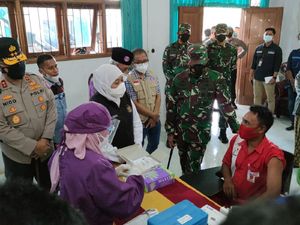 Forpimda Jatim Tinjau Vaksinasi di Kampus Malang
