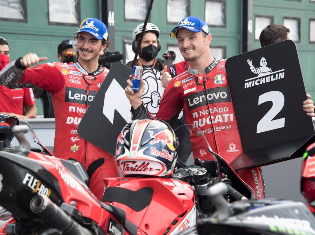 Bagnaia-Miller Podium, Ducati Juara Dunia Konstruktor MotoGP 2021