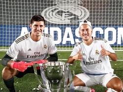 Di Real Madrid, ada Eden Hazard dan Thibaut Courtious. Kedua pemain ini juga jadi jagoannya Timnas Belgia (Instagram/thibautcourtois)