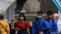Jalan Al-Fathu Ramai saat Bandung Raya Masih PPKM Level 3