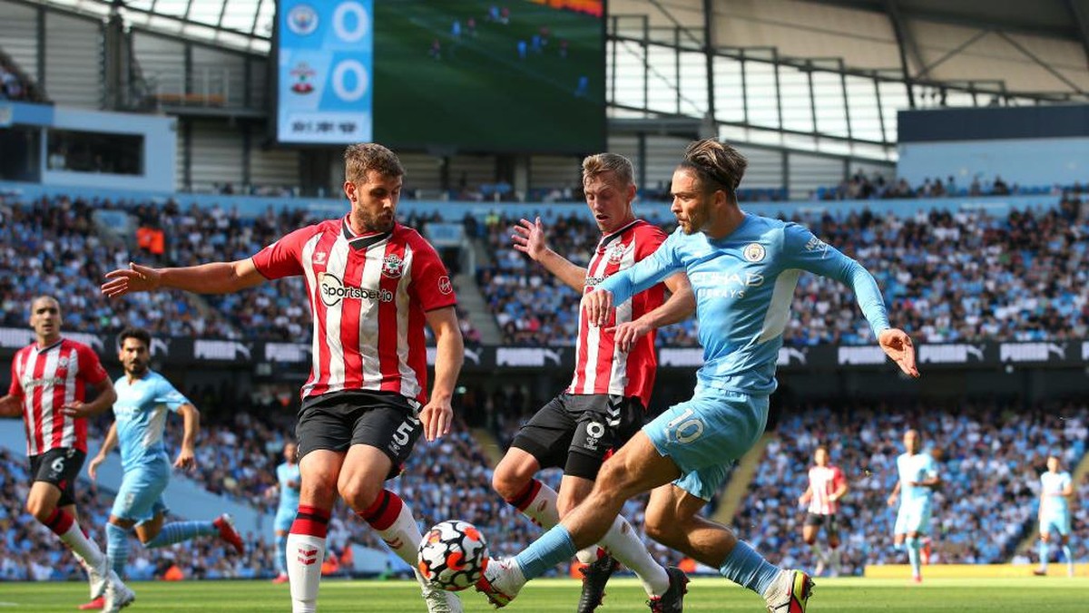 Link live streaming Manchester City vs Southampton. (Foto: Getty Images/Alex Livesey)