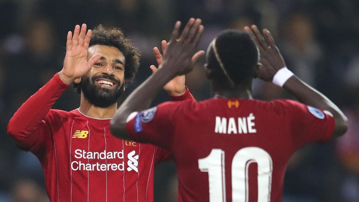 Liverpool tegaskan Sadio Mane - Mohamed Salah bukan rival di atas lapangan. (Foto: Getty Images/Catherine Ivill)