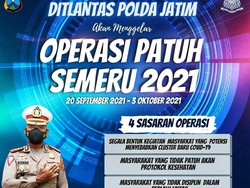Operasi Patuh Semeru di Jatim, Kerumunan Warga Jadi Sasaran Utama