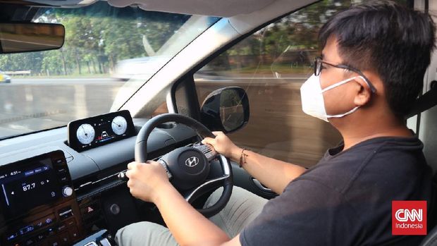 HYUNDAI STARIA. CNN Indonesia/Rayhand Purnama