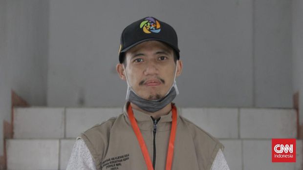 penyandang disabilitas ganda, Zulmy Erian, 28 tahun. CNN Indonesia/Farid Rahman