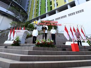 Rusun Pasar Rumput yang Dipuji Jokowi: Dibangun Pusat-Dihibahkan ke DKI Rusun Pasar Rumput yang Dipuji Jokowi: Dibangun Pusat-Dihibahkan ke DKI