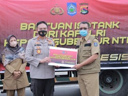 Pemprov NTB Terima Bantuan 20 Ton Oksigen dari Kapolri