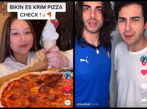 Sisca Kohl Bikin Es Krim dari Pizza, Bule Italia Ini Kaget dan Heran Sisca Kohl Bikin Es Krim dari Pizza, Bule Italia Ini Kaget dan Heran