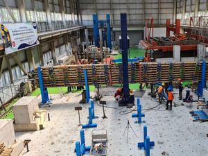 Pertama di Indonesia! Tol Semarang-Demak Dibangun Pakai Bambu