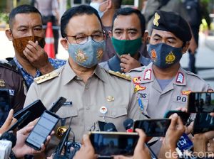 Tiba di KPK, Anies Langsung Pamer Kondisi Covid-19 DKI