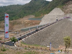 Bendungan Tugu Trenggalek yang Telan Anggaran Rp 1,8 T Mulai Diisi Air