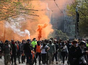 Protes Pembatasan Corona di Melbourne Berujung Ricuh, Puluhan Ditangkap