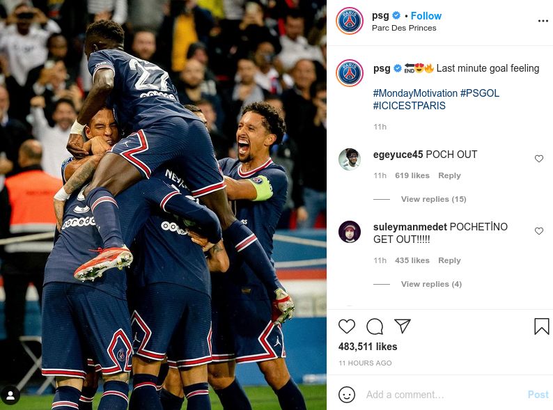 Instagram PSG