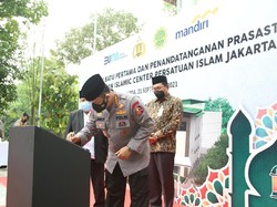 Kapolri Hadiri Peletakan Batu Pertama Islamic Center PERSIS