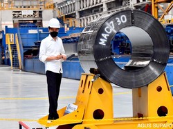 Jokowi: Krakatau Steel Makin Sehat, Sebelumnya Kurang