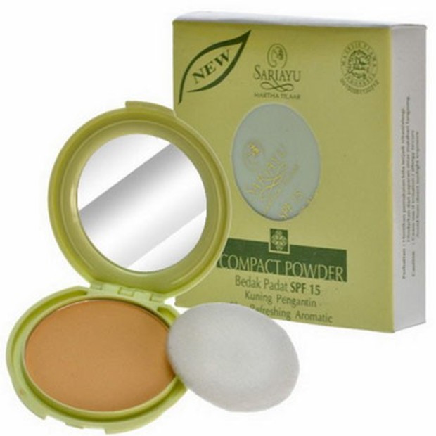 Sariayu Bedak Padat SPF 15 Refreshing Aromatic/ Foto: Bukalapak.com Sariayu Bedak Padat SPF 15 Refreshing Aromatic/ Foto: Bukalapak.com