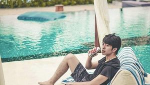 Makin Kece! Angga Yunanda Ternyata Tak Bisa Lepas Dari Es Krim