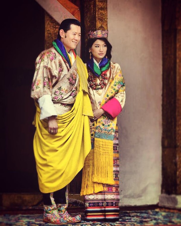Gaun pengantin Ratu Jetsun Pema