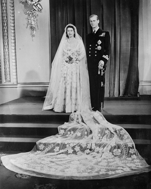Gaun pengantin Ratu Elizabeth II
