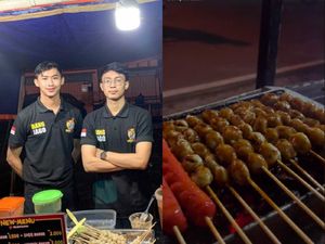 Penjual Pentol Bakar Ganteng Ini Bikin Pembeli Salfok Penjual Pentol Bakar Ganteng Ini Bikin Pembeli Salfok