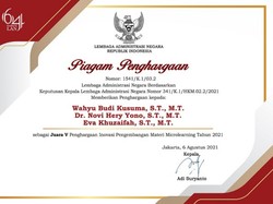 PPSDM Migas Dapat Penghargaan Inovasi Materi Microlearning dari LAN