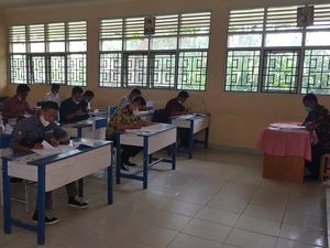 284 Balon Kades di Polewali Mandar Sulbar Dites Ujian Tertulis