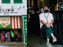 Wow! Bergaya Modis, Pemilik Kopitiam Legendaris Ini Jadi Model