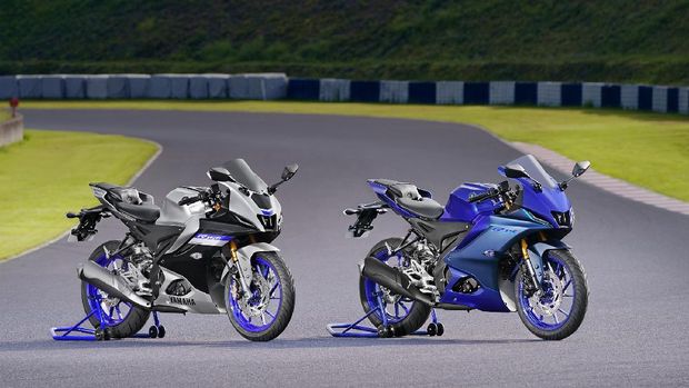 Yamaha YZF-R15 V4 meluncur di India pada Selasa (21/9/2021). Ada varian baru Yamaha YZF-R15M.