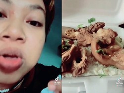 Apes! Wanita Muslim Ini Tak Sengaja Pesan Nasi Babi via Ojol Karena Kelaparan