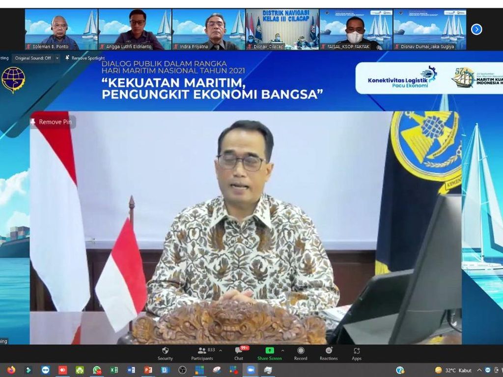 Hari Maritim Nasional, Menhub Ingatkan Lagi Pentingnya Tol Laut Hari Maritim Nasional, Menhub Ingatkan Lagi Pentingnya Tol Laut