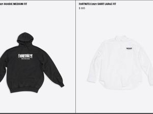 Mahal Banget, Kemeja Putih Polos Fornite Dijual Rp 14,1 Juta