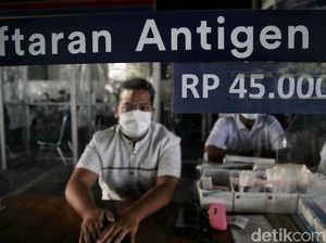 Asik, Mulai Hari Ini Tes Antigen di Stasiun Gambir Rp 45 Ribu
