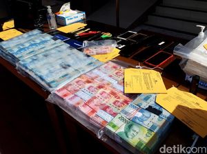 Bergepok-gepok! Penampakan Uang Palsu yang Diungkap Polres Boyolali