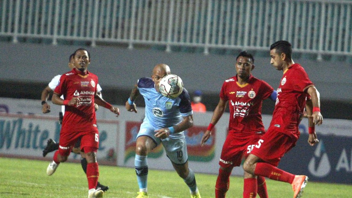 Persija Jakarta kalahkan Persela Lamongan 2-1 (ANTARA FOTO/YULIUS SATRIA WIJAYA)