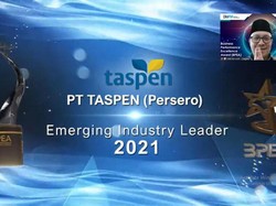 Taspen Raih Predikat Emerging Industry Leader dalam BPEA 2021