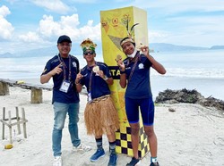Jawa Barat Juara Umum Eksibisi Triathlon PON XX/2021