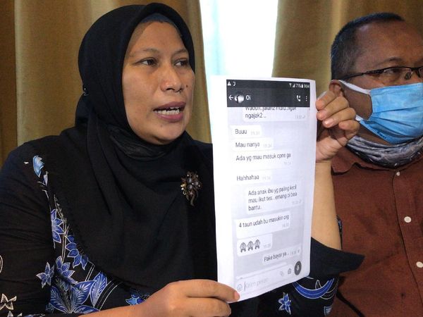 Korban Bawa Bukti Chat Putri Nia Daniaty Tawarkan Masuk PNS Jalur Cepat