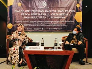 Kemnaker Bahas Hubungan Industrial Pascapenetapan UU Cipta Kerja