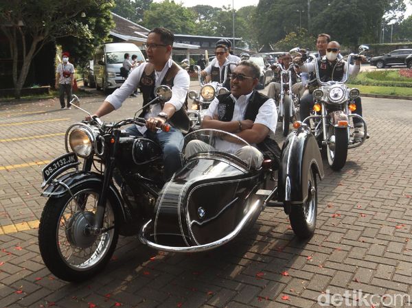 Potret Wakil Ketua MPR Sosialisasi 4 Pilar Kepada Klub Motor di Bandung