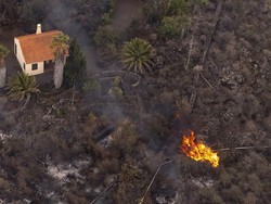 Rumah Ajaib yang Lolos dari Aliran Lava Gunung Berapi di La Palma