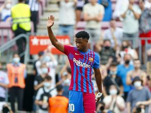 Ansu Fati Comeback, Langsung Cetak Gol! Ansu Fati Comeback, Langsung Cetak Gol!