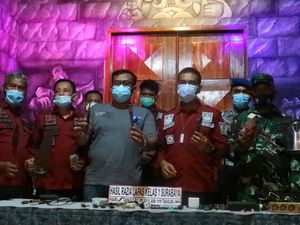 Razia Lapas Surabaya di Porong, Petugas Temukan Gergaji-Kompor Minyak Tanah