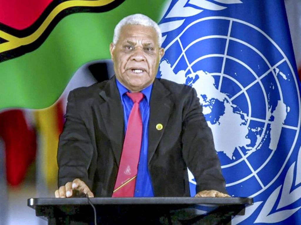 Potret PM Vanuatu yang Singgung HAM Papua di Sidang Umum PBB