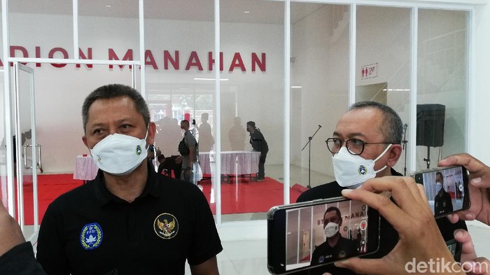 Direktur Operasional PT LIB Sujarno menyampaikan keterangan, Sabtu (25/9/2021).