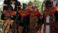 Semringahnya Penari Barongsai Ini Bertemu Sandiaga Uno di Bali
