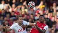 Pertandingan antara Arsenal melawan Tottenham Hotspur dihelat di Emirates stadium, Minggu (26/9/2021) malam WIB. 
