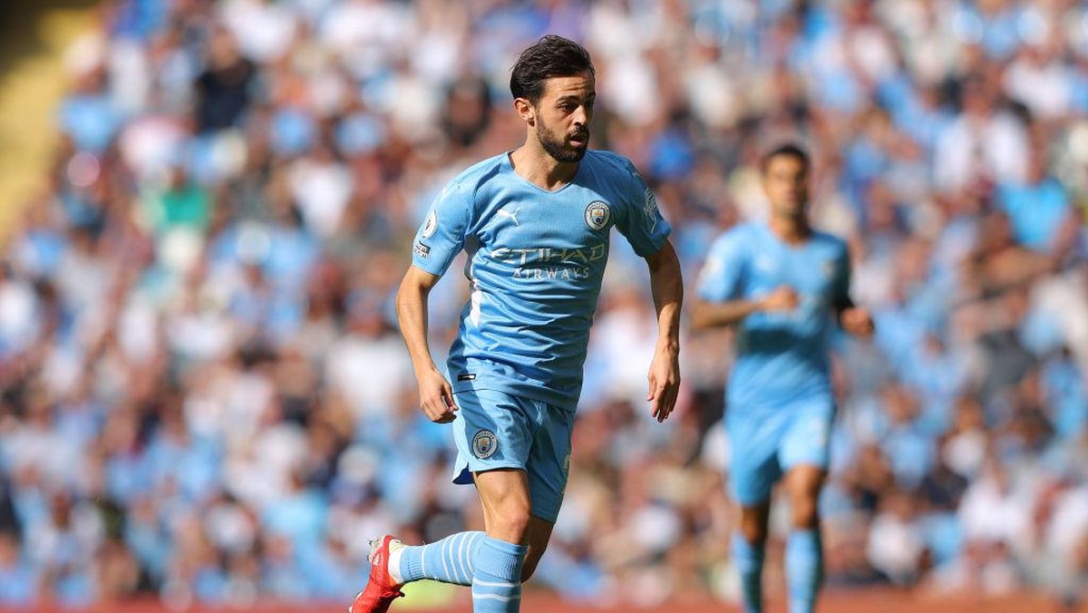 Bernardo Silva sudah direlakan Pep Guardiola untuk pergi (Getty Images/Alex Livesey)