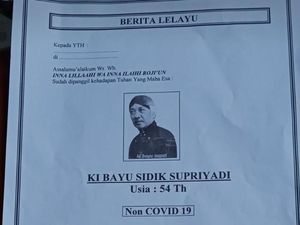 Dalang Kenamaan Yogyakarta Ki Bayu Sugati Meninggal Dunia