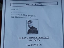 Dalang Kenamaan Yogyakarta Ki Bayu Sugati Meninggal Dunia